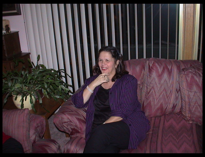 Grandma Zoe enjoying herself.