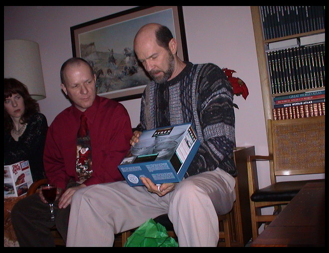 Carl got dishes...guess he is bringing salad next time.