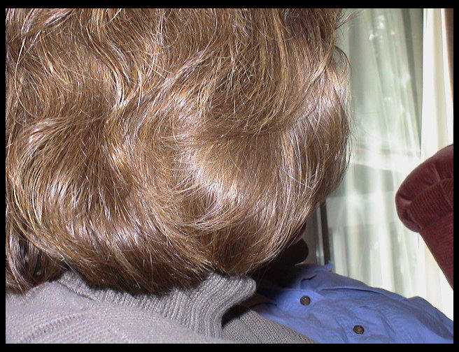 Nice shot of Kari's hair.