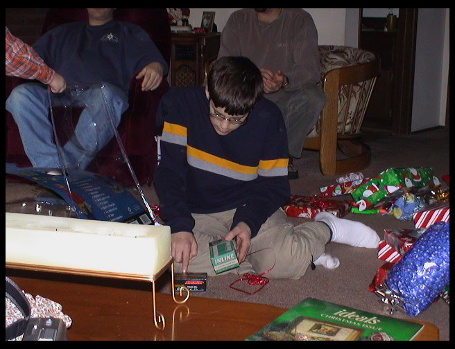 Tyler got ammunition, he is very excited.