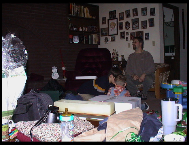 Look at all those presents, and there are still more to go.