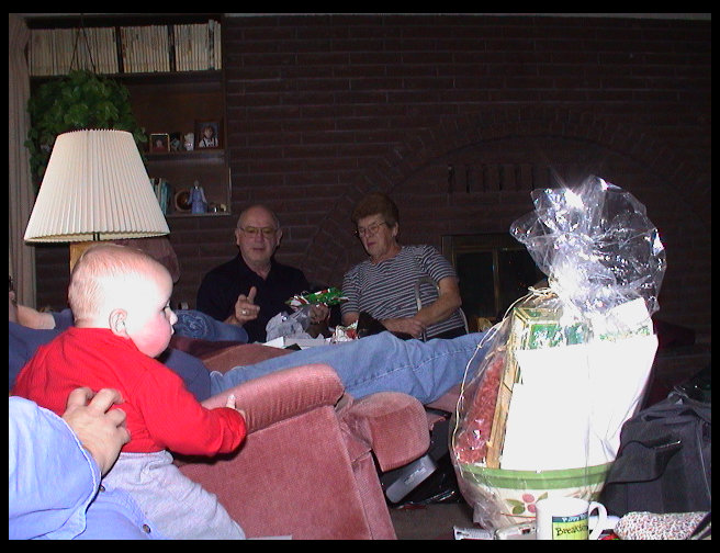 Grandpa just opened his Rhino lining gift.  