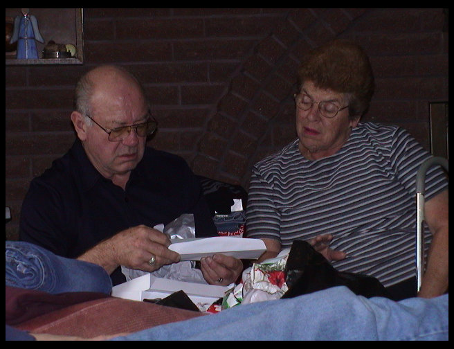 Dad just realized what it is.  He was a little choked up.