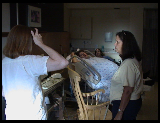 Kristi, Sandra, Heather, and Mom - July 21, 2000