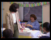 They are discussing baby stuff now.