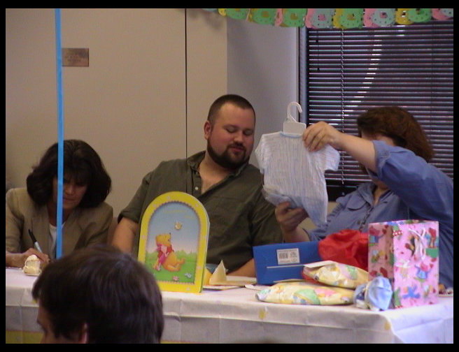 Oh how cute.  Timm looks so thrilled.