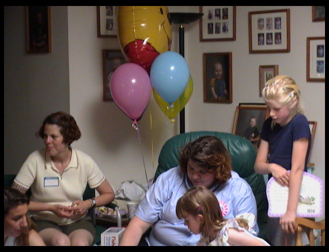 L to Rt: Julia Eaton, Sandra, Michaela and Lisa.