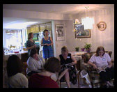 L to Rt: Heather (Aunt-to-be), Grandma Zoe Ann, Sandy McKnight, Darielle Roskie and Kristy Rose. Standing Kristi and Dedra.