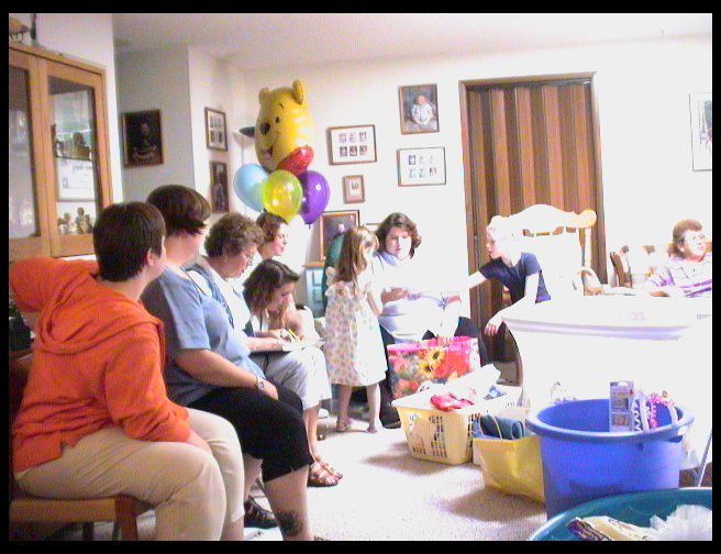 Look at all that cute baby stuff.