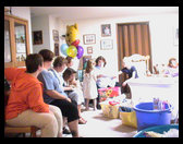 Look at all that cute baby stuff.