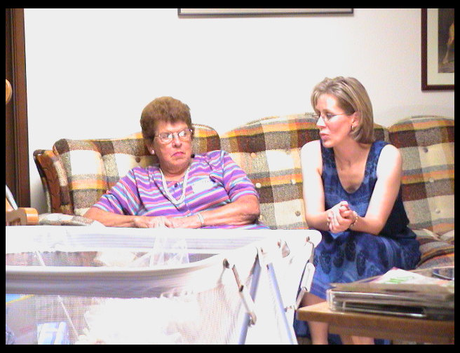 Grandma Trogdon and Aunt Marianne.