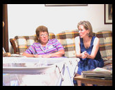 Grandma Trogdon and Aunt Marianne.