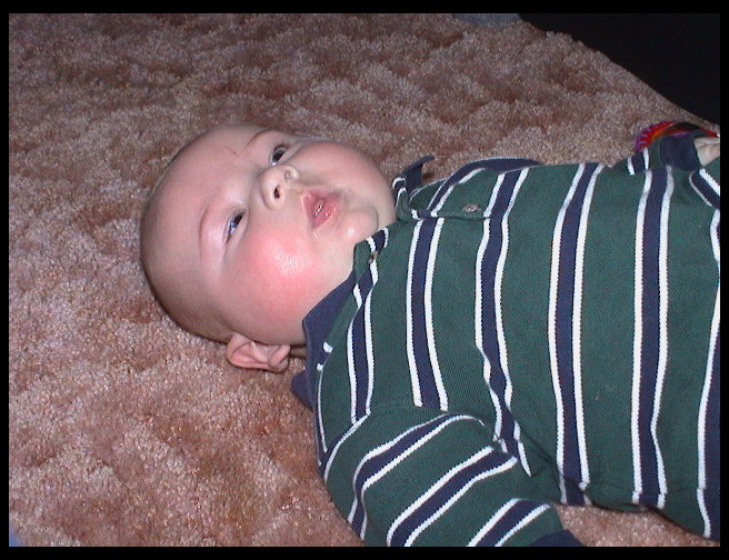 Logan Bran hanging out.