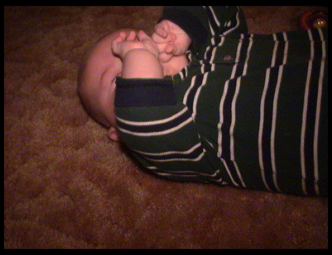 Alright, Logan has had enough, he covers his eyes.