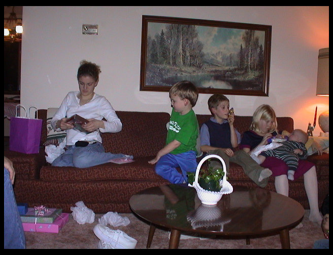Hey Jen what did you get?  Kaleb, Erik, Lisa and Logan also in picture.