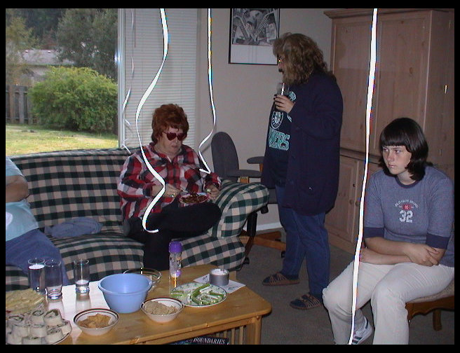 Mel in the hat here in the foreground, and Eva in the #32 shirt are all I know. 