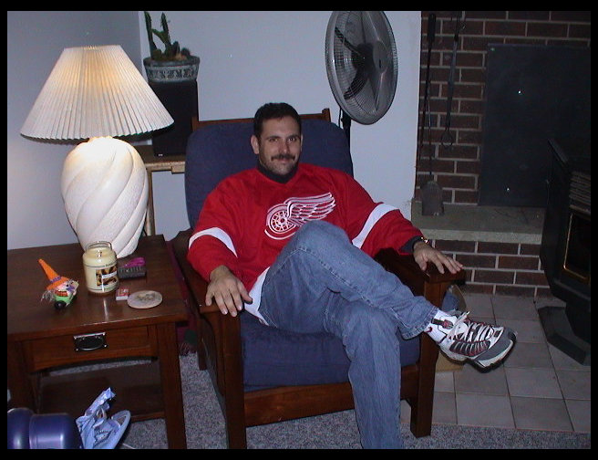 Dan Mustard relaxing before heading out to dinner.