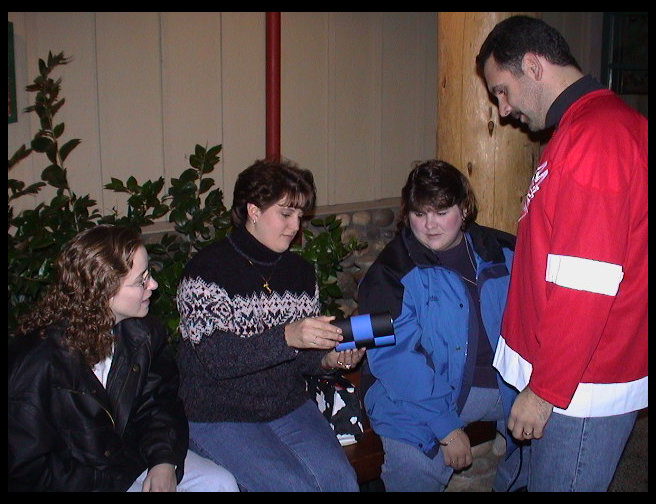 Everyone is transfixed with Monica's glass case...how does that work?