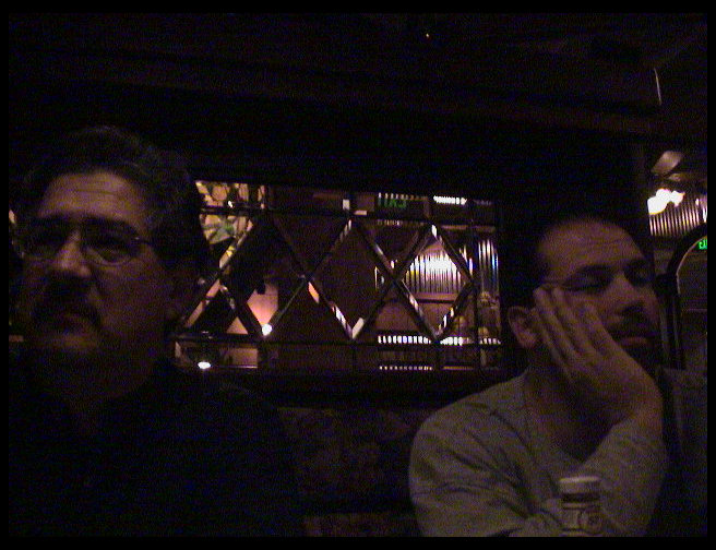 Mr. Graves listening intently to the converstaion.