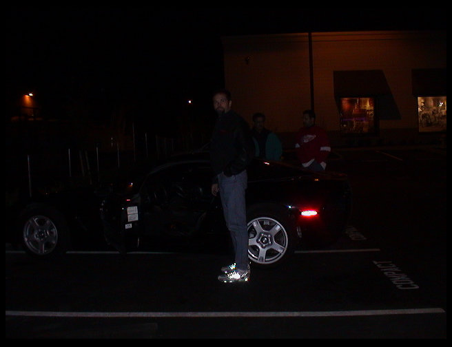 Mr. Graves getting ready to leave.