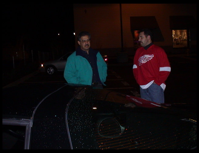 Mr Sepulveda  and Dan talking about Kenpo.