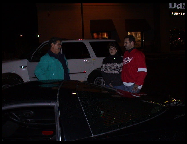 Mr. Sepulveda, Dan and Monica saying good night.