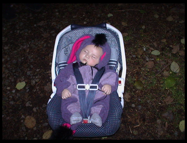 Logan as Eeyore on his 1st Halloween.