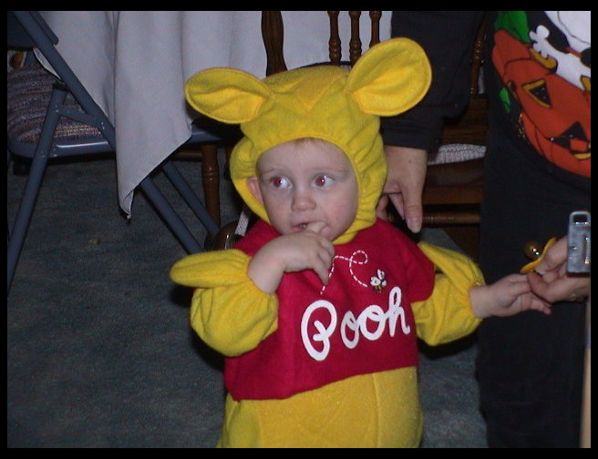 Jared as Pooh.