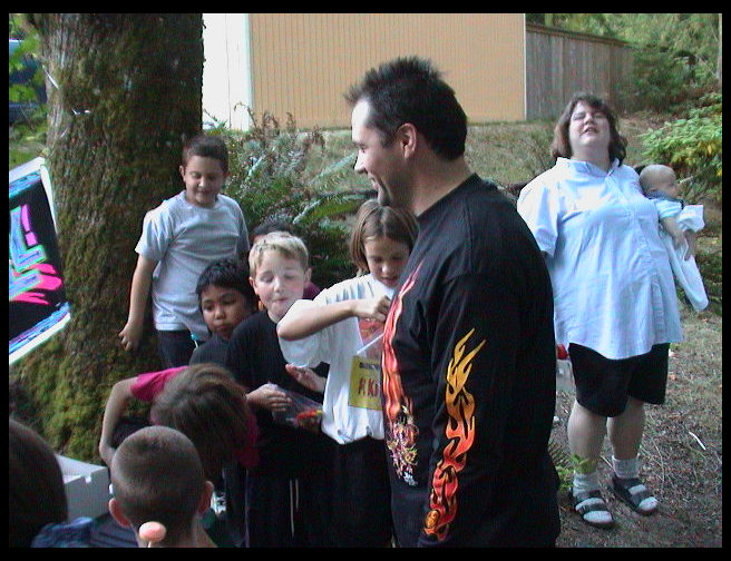 The younger students are ready for sugar intake