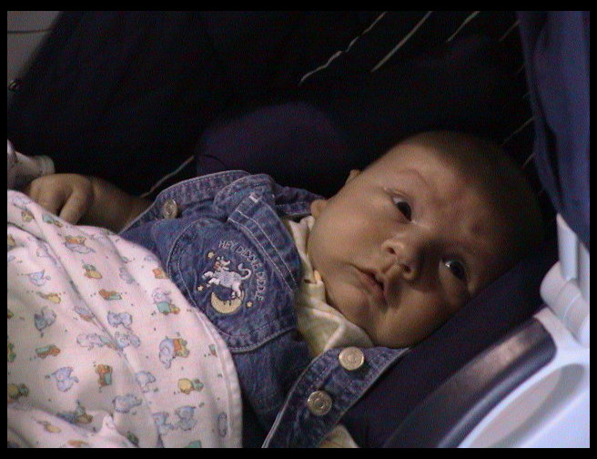 Logan at his first car show