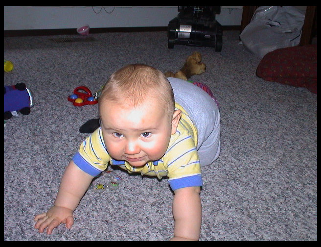 How did he get the bruise?  He fell against Mr. Graves desk.