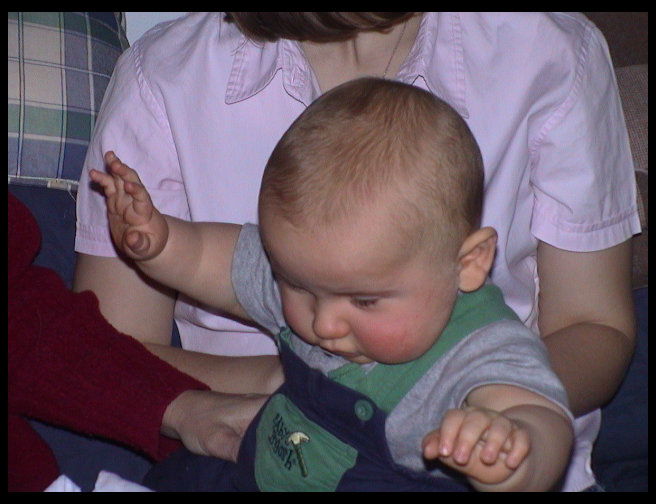 Logan and Auntie Heather.