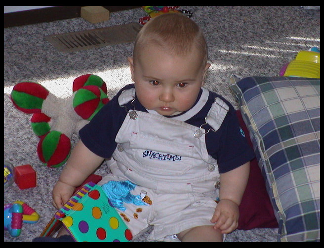 Logan's first Easter.