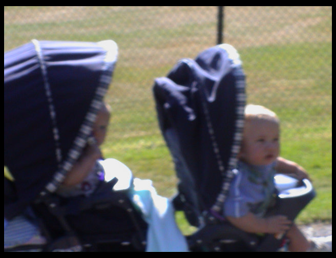 Logan and Lucas at Pt. Defiance.