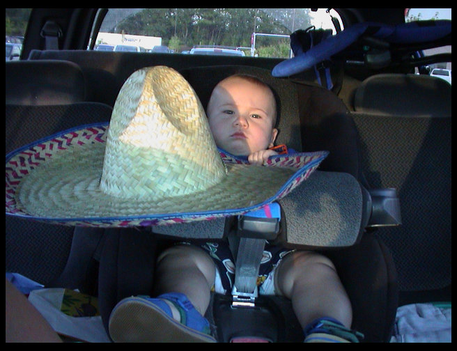 He realloy liked this sombrero.