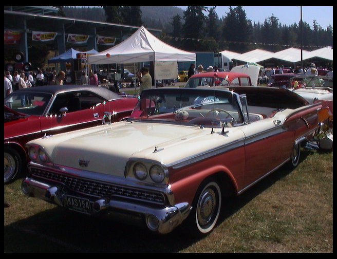 '59 Ford Skyliner. Don't see many of these
