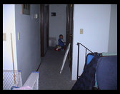 Logan still on his bike.