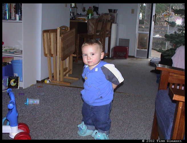 Logan acting all coy.