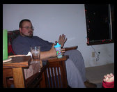 Timm talking to Logan.