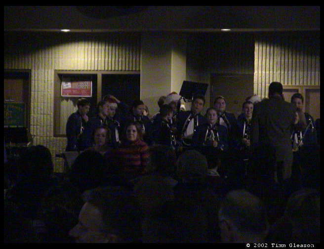 Tyler's band concert.