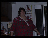 Lovely picture of Sandra in nightgown.