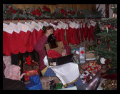 Look what she got...a huge bottle of Bailey's.