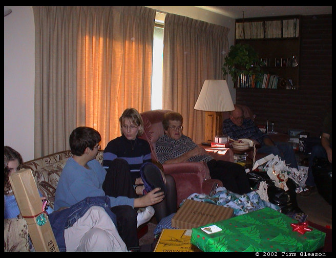 Jen, Tyler, Marianne, and Grandma/Mom.
