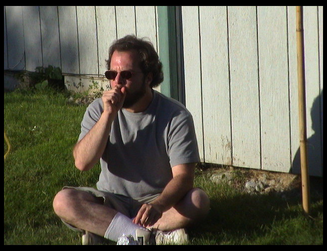 There is Jerry enjoying himself.