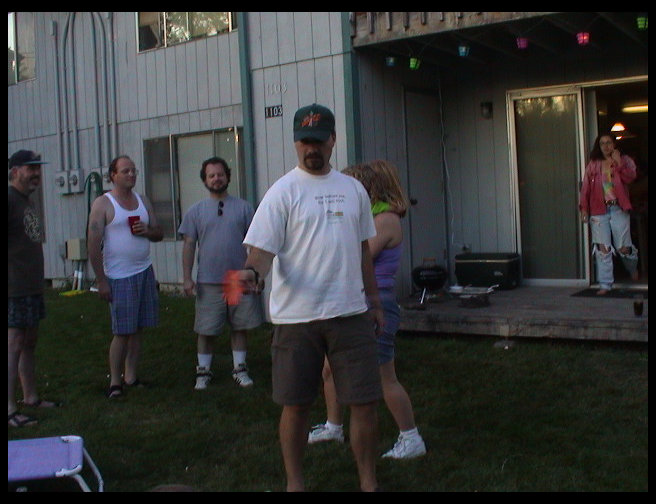 Everyone enjoying themselves.