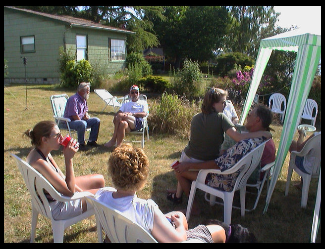 Everyone enjoying themselves on the 4th.