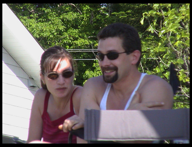 Another picture of Connie and Mark enjoying themselves.