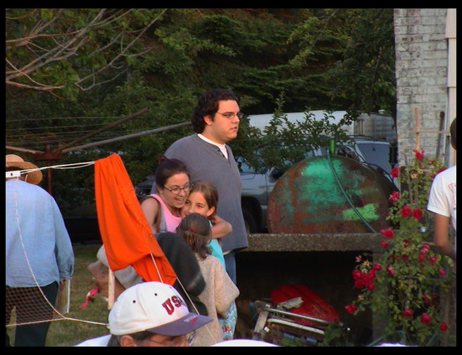 Juliet and Matt just arriving.