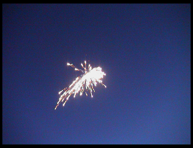 Still not dark enough for a good shot.