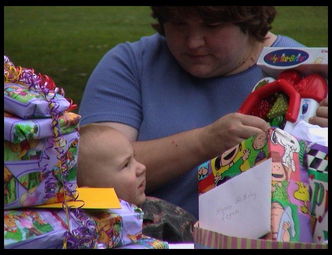 He really liked this lite-brite.